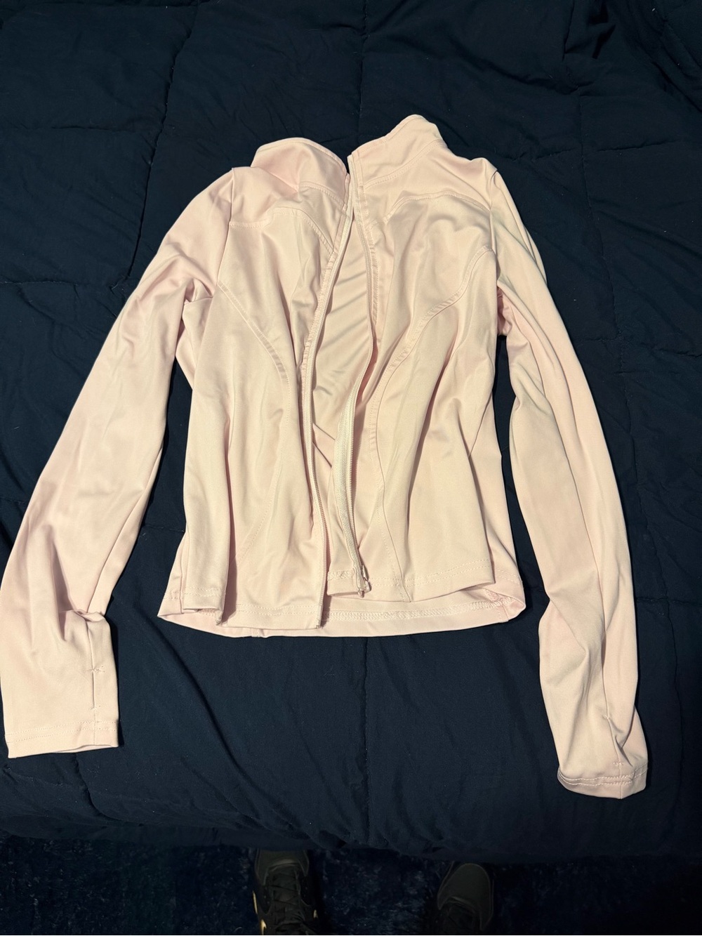 Light Pink Women's Zip-Front Jacket